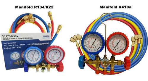 Kit Manifold R22/134/404 + R410a Ar Condicionado Inverter 0