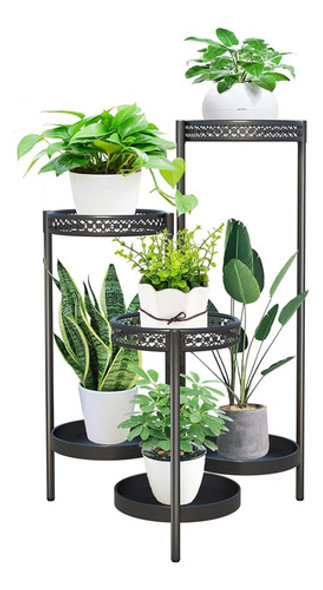 Estante De Soporte De Planta De Metal Para Plantas De Interi 0