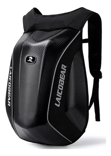 Mochila Moto Semirigida Porta Casco Laicobear 48 Lts Coutas 0