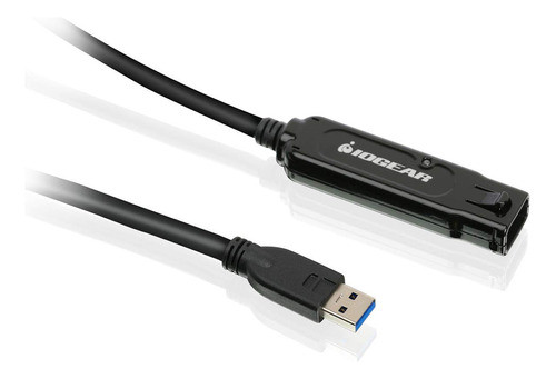 Iogear Usb 20 Booster Cable De Extension Negro 0