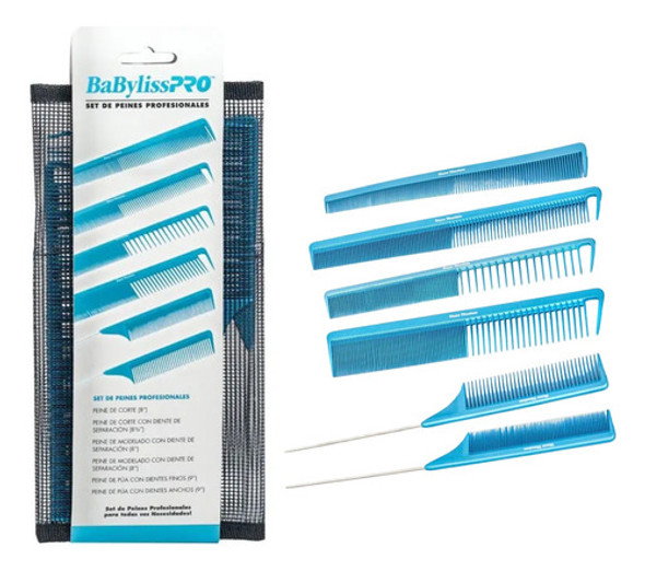 Set De Peines Profesionales Babyliss + Opción Gel Normal 1