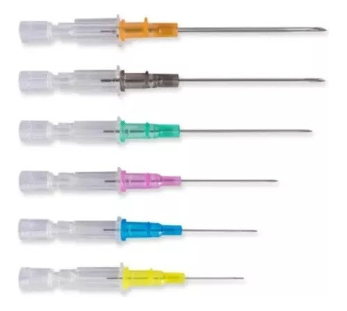 Cateter Intravenoso N° 16, 18,20y 22 - Piercing - Caja X 100 1
