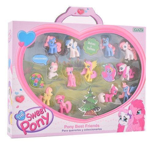 The Sweet Pony Set De Figuras X12 Best Friends Coleccion Ed 0