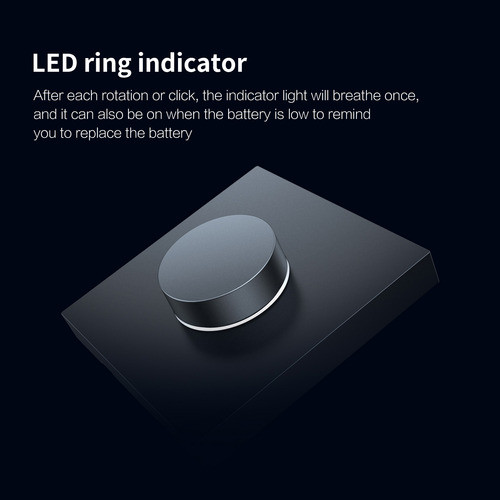 Switch Remote Dimmer Rotary Smart Control Para Lâmpada Sem F 1
