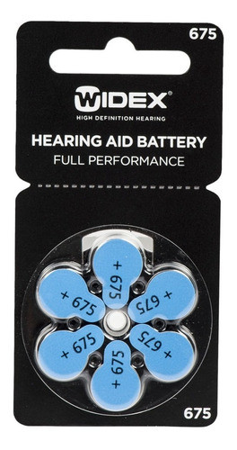 Pila Widex 675 - Blister Por 6 Unidades 0