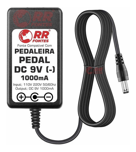 Fonte Dc 9v Para Pedal Hotone Ampero Control 0