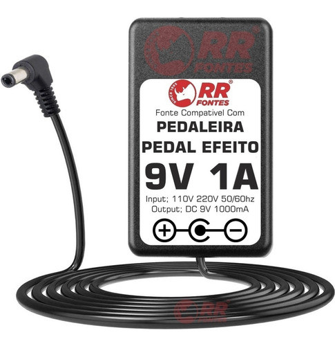 Fonte Dc 9v Para Pedal Hotone Ampero Control 1