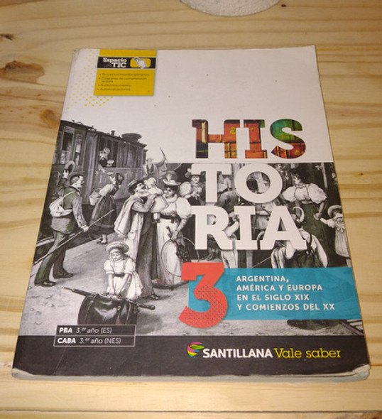 Libro Historia 3. Santillana. Vale Saber. 0