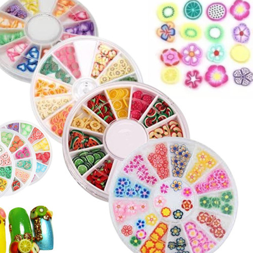 Fimos En Carrusel Varias Formas Deco Nail Art Lefemme 0