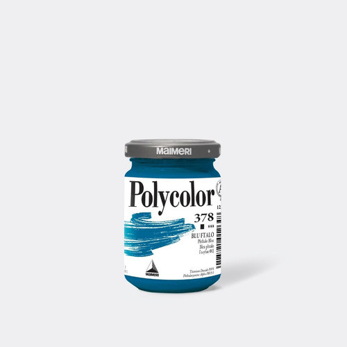 Tinta Acrilica Maimeri Polycolor 378 Phthalo Blue 140ml 0