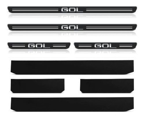 Soleiras Blackout Volkswagen Gol 1991 1992 1993 Kit Adesivas 0