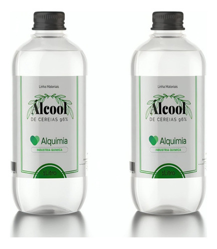 Álcool De Cereais 96 Difusor Ou Bebidas 1 Litro Aromatizador 1