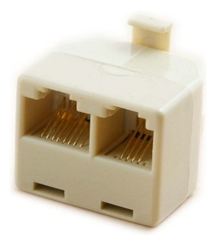 Derivador Splitter 1 Macho Rj11 2 Hembra Rj11 Rj45 Telefonia 1