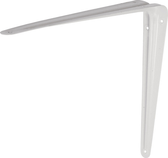 Escuadra Mensula Acero Para Estante 25cm X 30cm Blanco X 6u 0