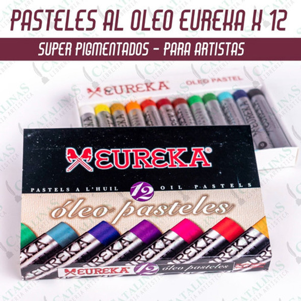 Eureka Pasteles Al Oleo En Estuche X 12 Colores Microcentro 0