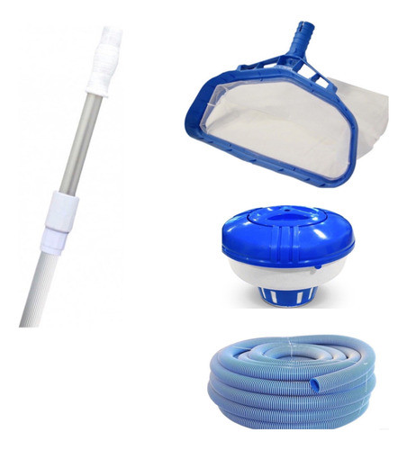 Kit Limpieza Y Mantenimiento Vulcano Economico Para Piscina 0