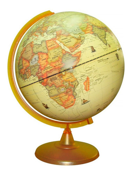 Globo Terráqueo Político Sepia 30cm Diámetro 0