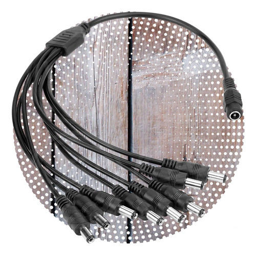 Cable De Fuente Splitter 1x8 Pulpo Cctv Camara Seguridad 0
