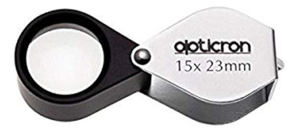 Lupa Óptica De Metal Con Lupa 15x 23mm (0.9  ) 0