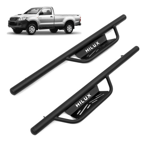 Estribo Lateral Tubo Force Hilux Cabine Simples 2013 2014 0