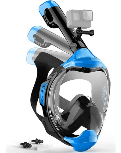 Zeeporte Dive Full Face Snorkel Mask, Equipo De Snorkel Para 0