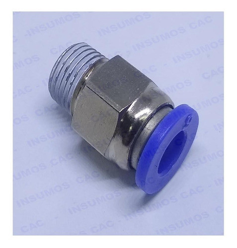 Conector Neumático Recto 1/2 - M 08mm 060-083 0