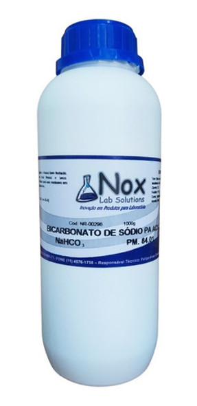 Bicarbonato De Sodio Pa - 6 Frascos De 1kg 0 Bicarbonato De Sodio Pa - 6 Frascos De 1kg 0