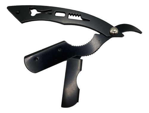 Navaja 3 Cuerpos Negra Barbería Premium 0