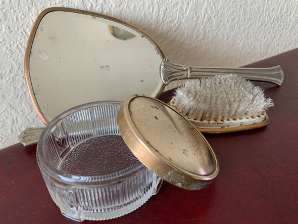 Juego De Tocador Vintage Eeuu 1950 1