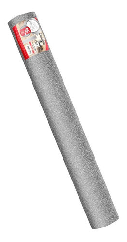 Papel Auto Adesivo Prata Vinilico Colante Com Gliter 45cmx2m 1