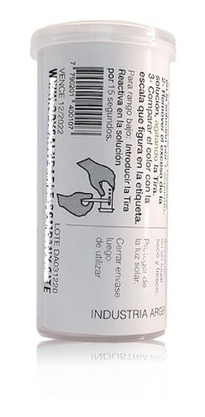 Kit Reactivo Dureza En Agua  (sarro) 300ppm - 25u. 1