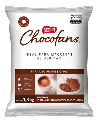 Achocolatado Nestlé Chocofans 1,3 Kg - Vending 0