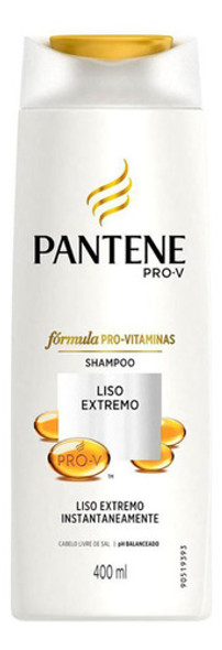 Pantene Pro-v Shampoo Liso Extremo Com 400ml 0 Pantene Pro-v Shampoo Liso Extremo Com 400ml 0