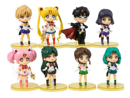 Sailor Moon Gashapones Figuras Set X 8 Ot-2906b 0