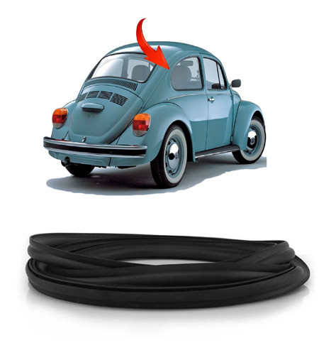 Goma Ventanilla Lateral Izq / Der Vw Fusca 0