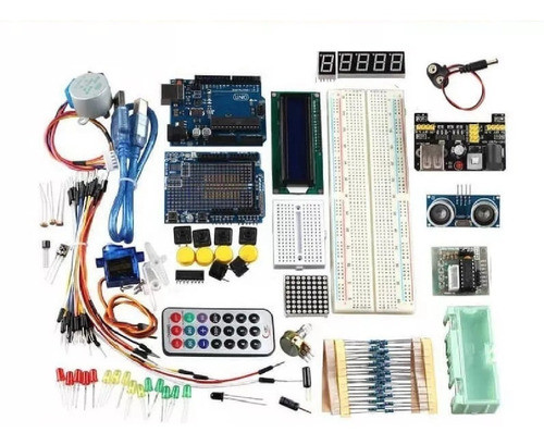 Kit Uno Principiantes Compatible Arduino Desmontable Emakers 1