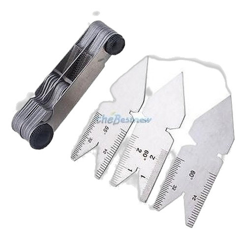 52pcs Acero Inglés Wyeth Rosca Pitch Centro Calibre Herramie 0