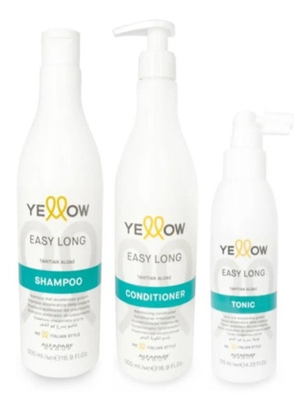 Kit Yellow Alfaparf Easy Long Crecimiento Cabello Pelo 0 Kit Yellow Alfaparf Easy Long Crecimiento Cabello Pelo 0