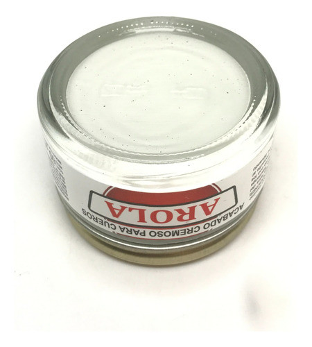 Crema Arola Para Cueros. 60gr. Color Blanco. 1