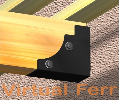 Soportes De Tirantes Y Vigas De Madera 2x4 (rl-2x4 Deco) 1