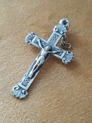 Crucifixo Antigo Década 40/50 - Roma - 3,0 X 2,0 Cm. 0