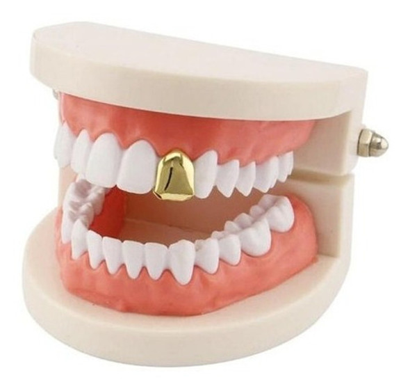 Parrilla Para Dientes Solo Grillz Dorado Strass Trap Flex 1