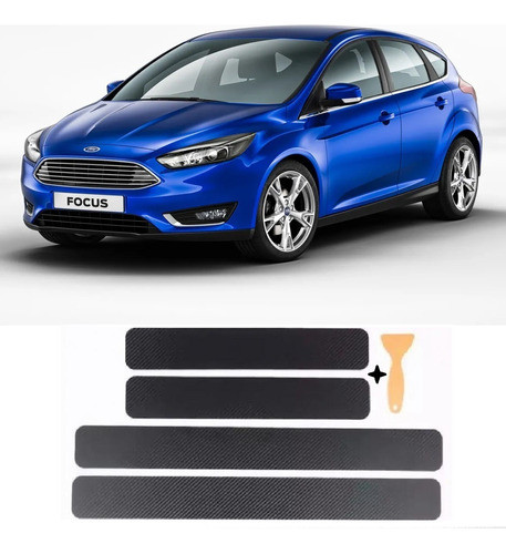 Accesorio Tuning Cubre Zócalos Carbono Ford Focus 2006 Kenny 1