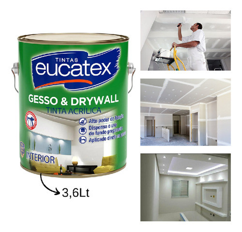 Selador E Fundo Preparador Para Gesso & Drywall Paredes 1
