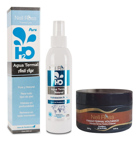 Fango Grande Y Agua Termal Aloe + Algas De Regalo Nell Ross 0