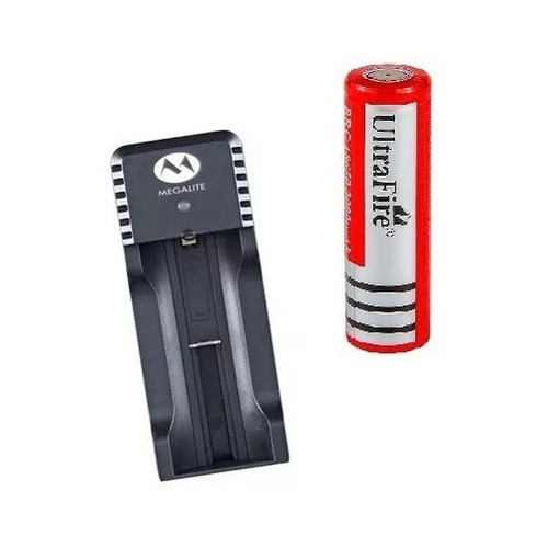 Bateria Recargable 18650 3.7v Li-ion S/ Teton + Cargador Usb 0