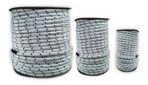 Soga Polipropileno Blanca Y Negra Trenzada 2 Mm X 400 Metros 0