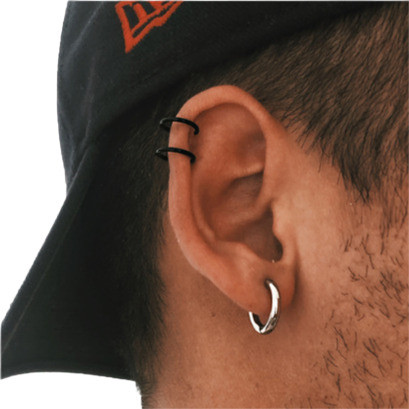 Aro A Presión Cuff Black 1