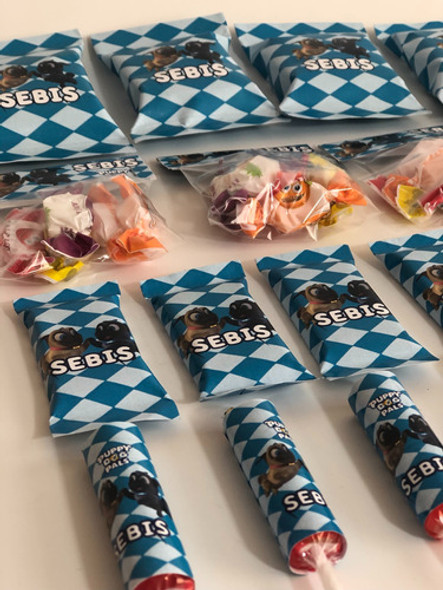 Golosinas Personalizadas X 15 Puppy Dog Pals Candy Bar 1