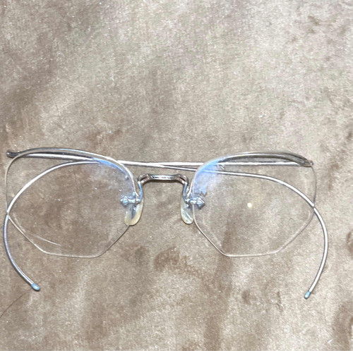 Lentes Antiguos Alberto De Chesare Oro 12 K Sellado Estuche 0